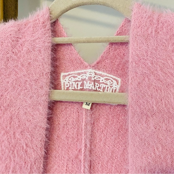 Pink Martini Soft Pink Cardigan, Medium - Picture 6 of 8